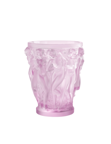 Lalique Vaso Bacchantes Rosa GM