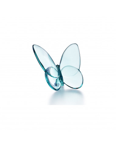 Baccarat Lucky Butterfly. Turquoise