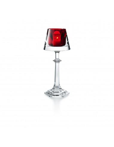 Baccarat Harcourt My Fire Candlestick Red