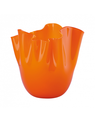 Venini Vaso Fazzoletto Medio Arancio