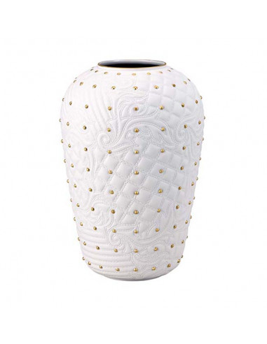 Versace Vaso Vanitas 31 Bianco - Oro