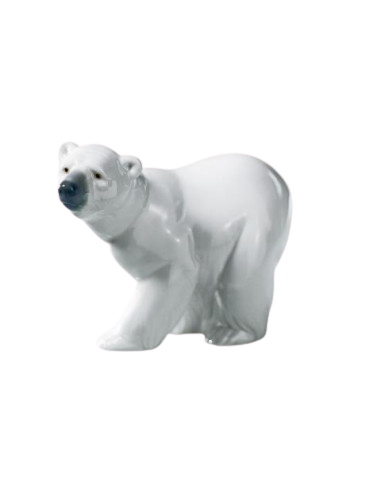 Statua Lladró Orso bianco