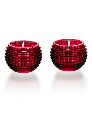 Baccarat Eye Votive. Red