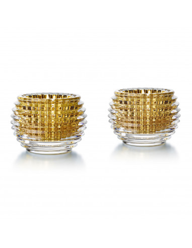 Baccarat Portacandela Eye Oro (set x2)