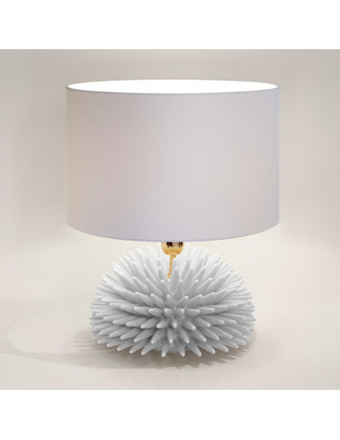 Riccio Caprese Lampada Riccio 22x31 Bianco