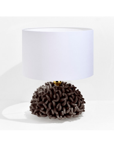 Riccio Caprese Lampada Anemone 34x40 Moka