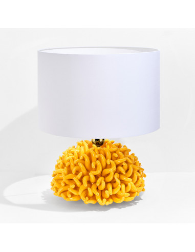 Riccio Caprese Lampada Anemone 34x40 Giallo