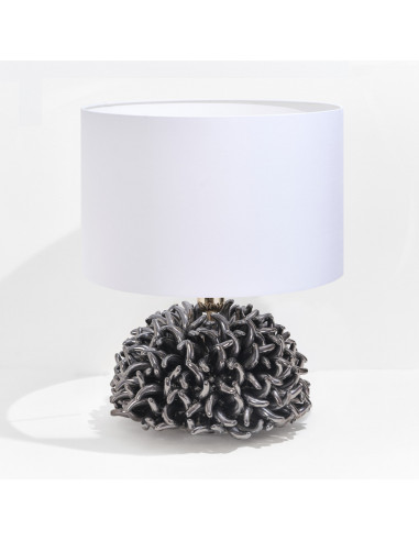 Riccio Caprese Lampada Anemone 34x40 Grigio