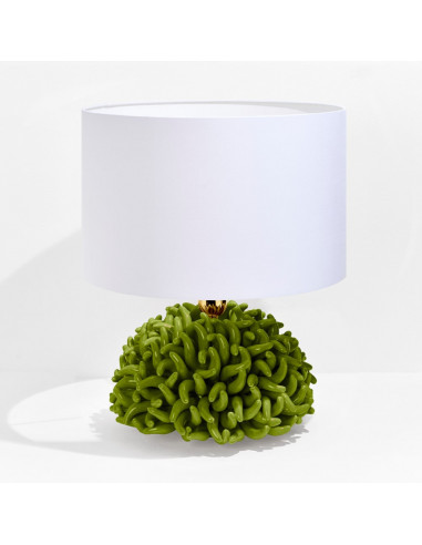 Riccio Caprese Lampada Anemone 22x31 Verde oliva