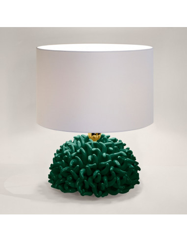 Riccio Caprese Lampada Anemone 22x31 Verde ramino