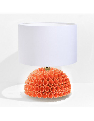 Riccio Caprese Lampada Dalia 22x31 Arancio