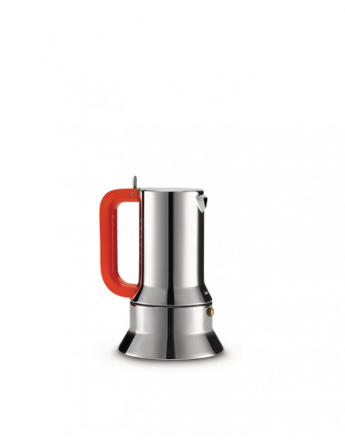 Alessi Caffettiera Espresso 9090 Manico Forato 3 Tazze - Edizione Numerata