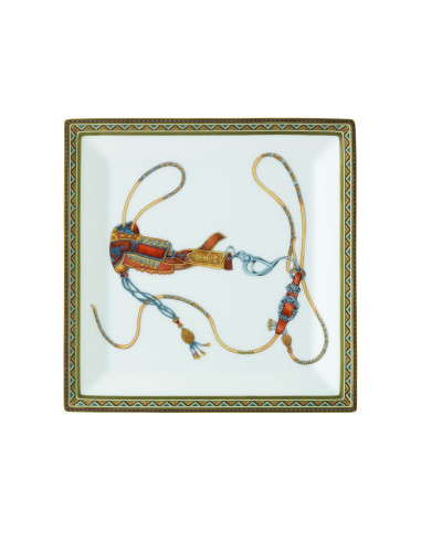 Hermès Cheval d'Orient square plate n.3