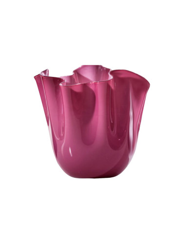 Venini Vaso Fazzoletto Grande Magenta - Serie Numerata