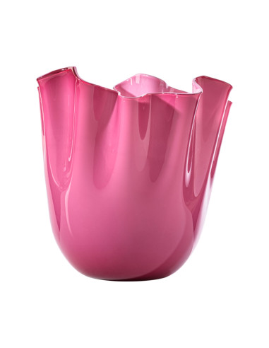 Venini Vaso Fazzoletto Piccolo. Magenta