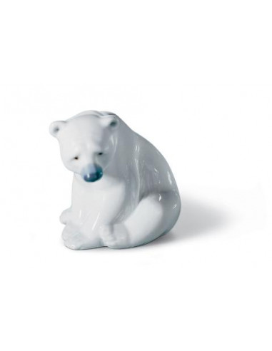 Statua Lladró Orso bianco