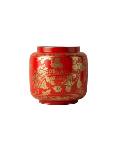 Ginori 1735 Vaso Portacandela Oriente Italiano Rubrum