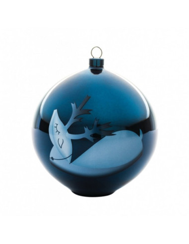 Alessi Sfera natalizia Blue Christmas 3