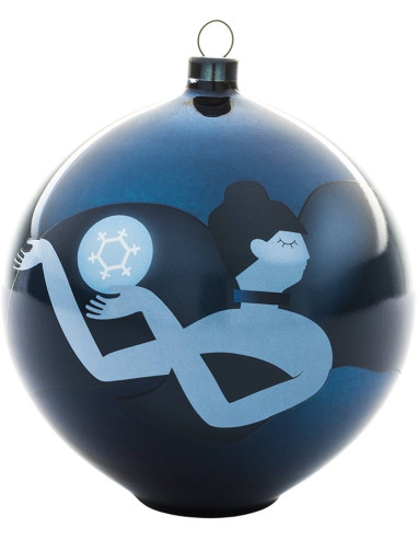 Alessi Sfera natalizia Blue Christmas 6