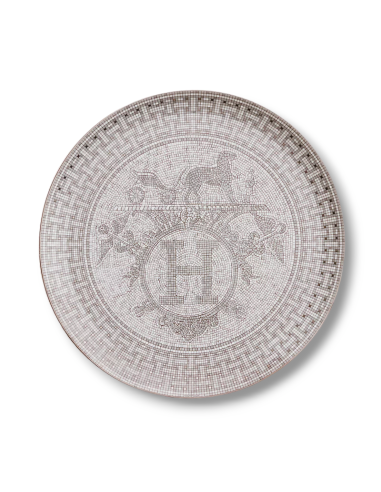 Hermès Mosaique au 24 platinum tart platter