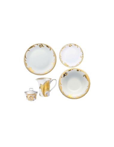 Versace Set 6 pezzi Tavola Arabesque Gold