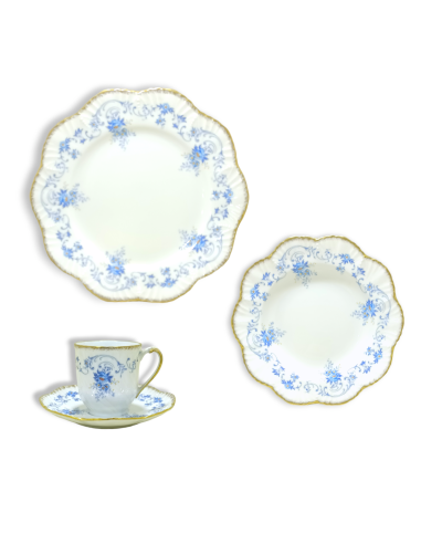 Royal Limoges Set 3 pezzi Tavola Fontainebleau