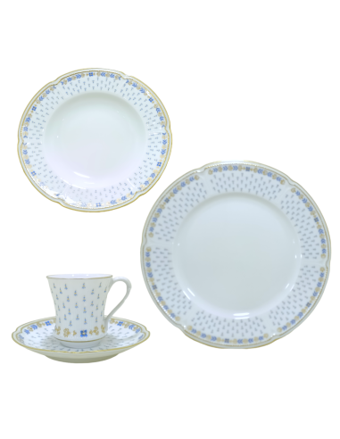 Royal Limoges Set 3 pezzi Tavola La Fayette