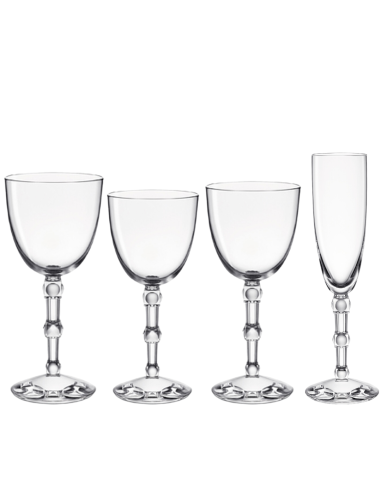 Baccarat Set 4 bicchieri Claire de Lune